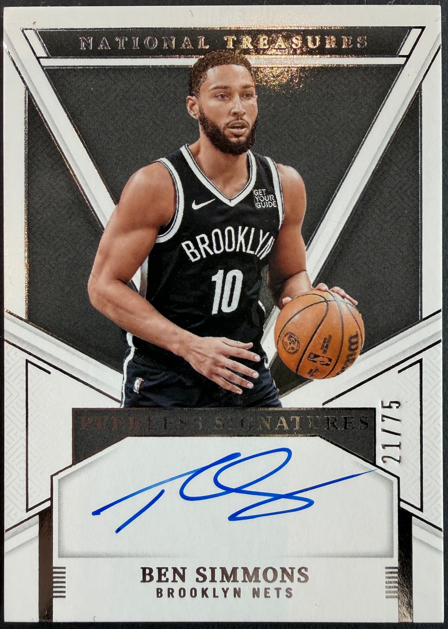 Ben Simmons 21/75 2024/25 National Treasures Basketball Auto