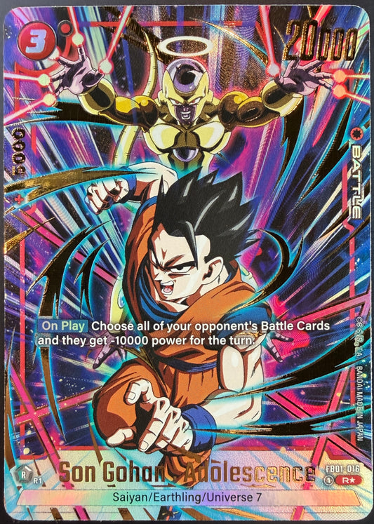 Son Gohan: Adolescence FB01-016 Alternate Art