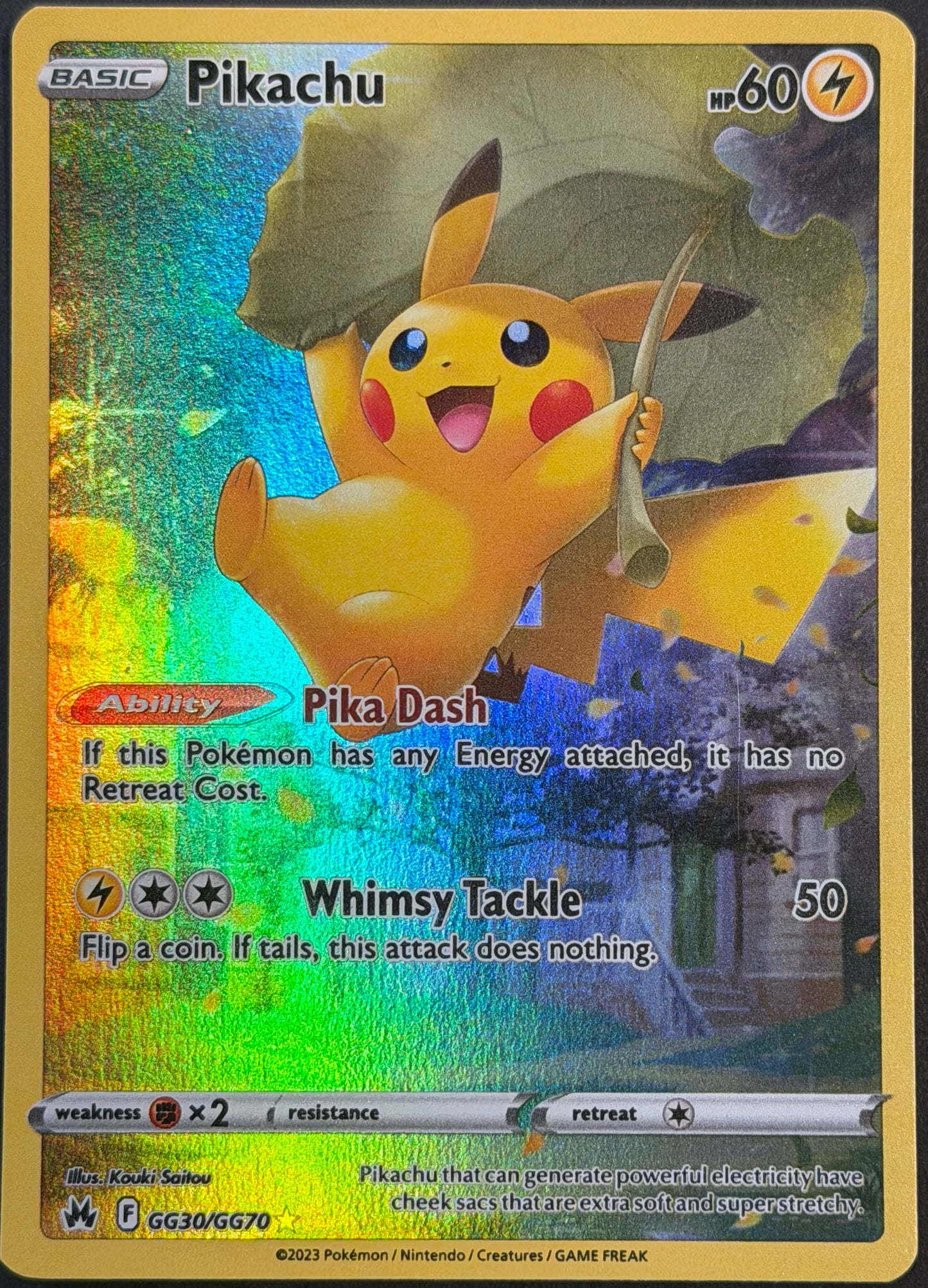 Pikachu TG30/TG70 Crown Zenith (trainer Gallery)