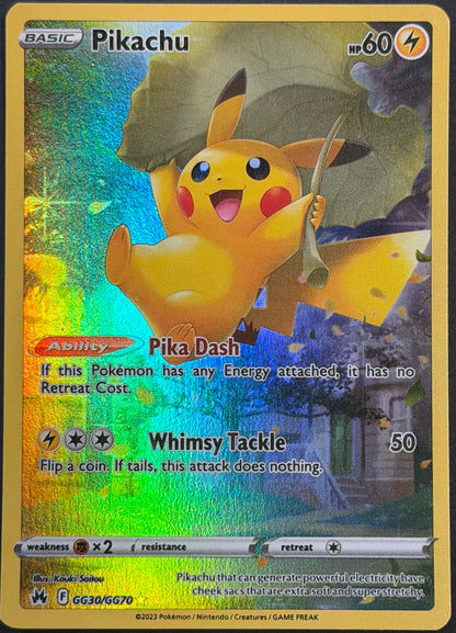 Pikachu TG30/TG70 Crown Zenith (trainer Gallery)