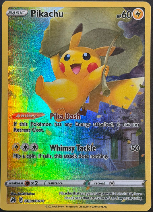 Pikachu TG30/TG70 Crown Zenith (trainer Gallery)