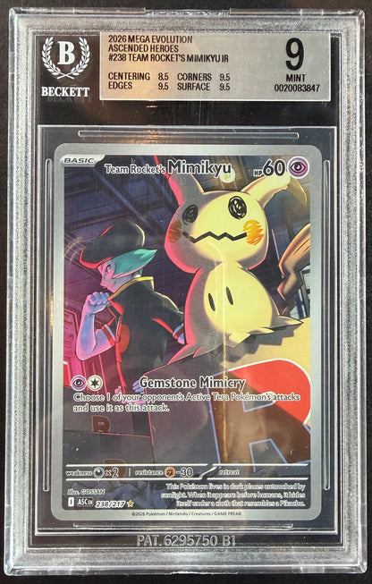 Team Rockets Mimikyu 238/217 [Ascended Heroes] Beckett 9