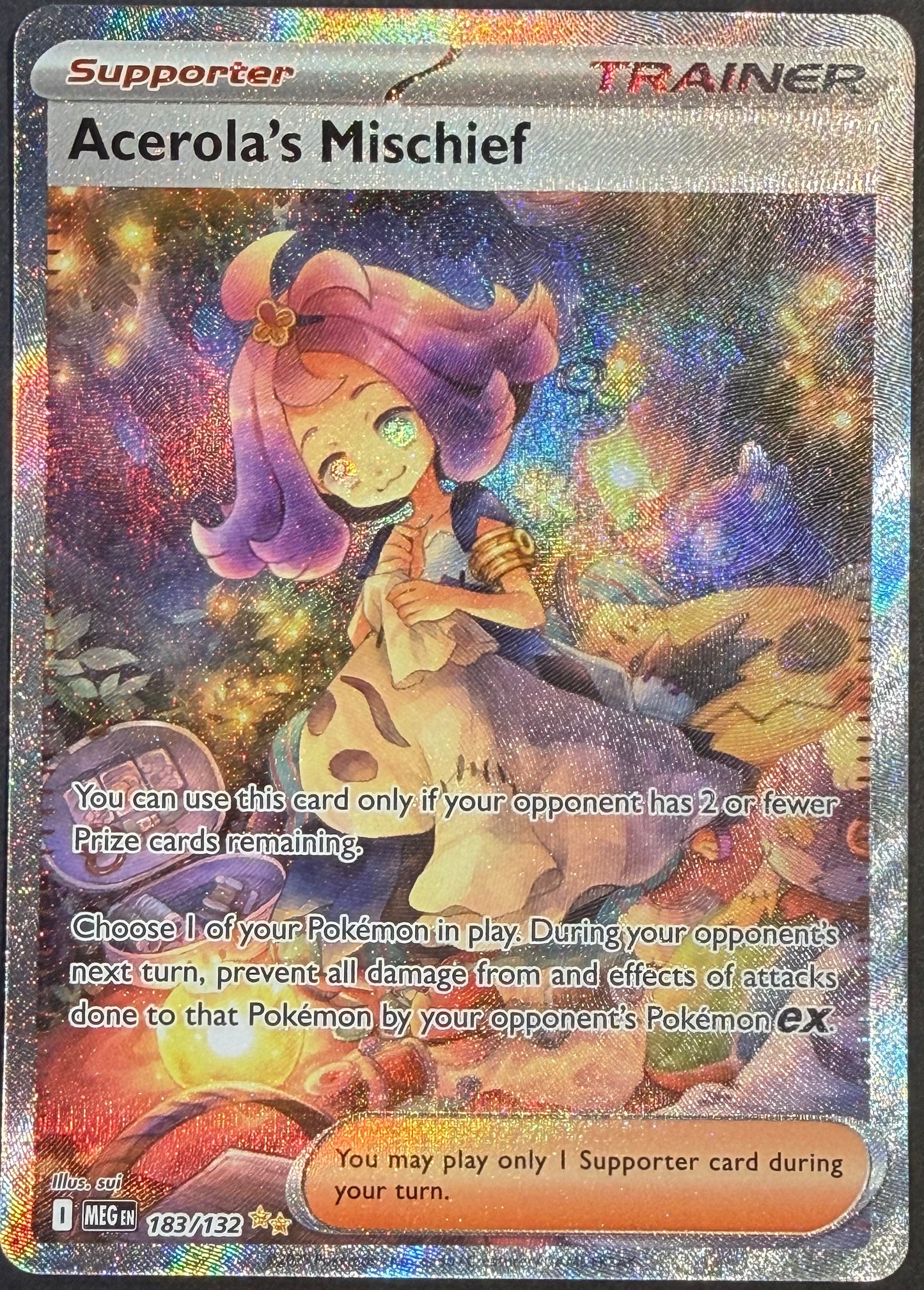 Acerolas Mischief 183/132 SIR Mega Evolution