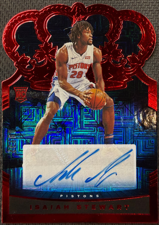 Isaiah Stewart 09/32 Autograph 2020/21 Crown Royal Basketball