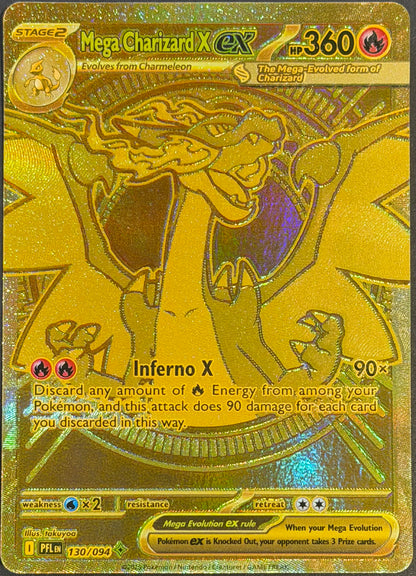 Mega Charizard X ex 130/094 MUR Phantasmal Flames