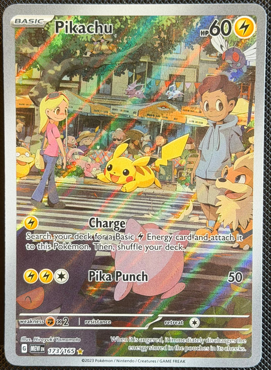 Pikachu Illustration rare 173/165 [151 Mew]