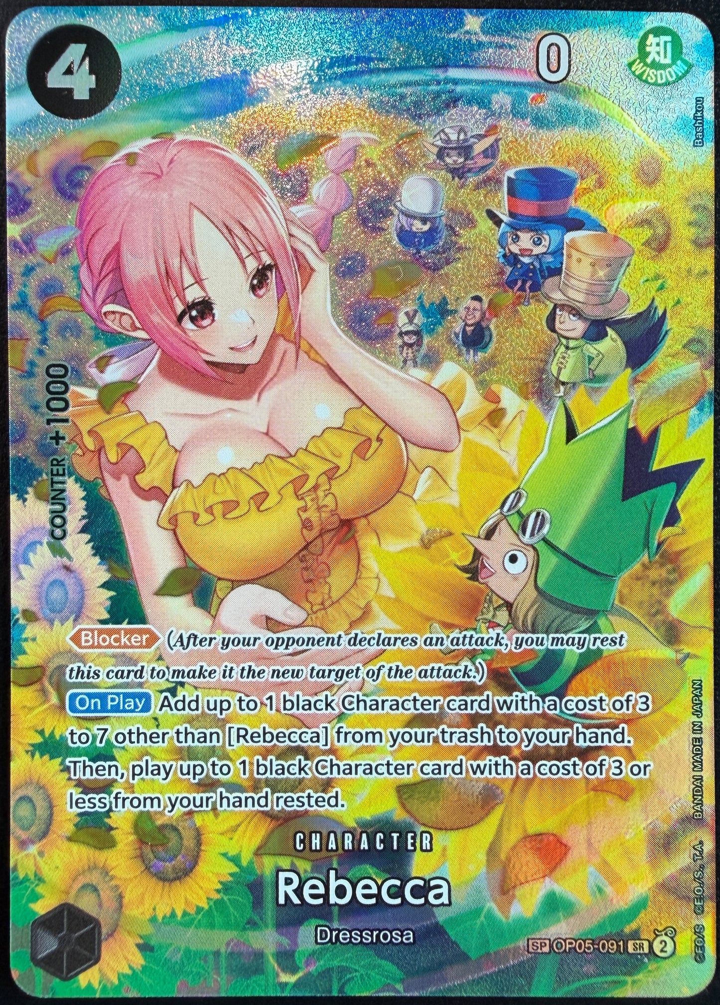 Rebecca OP05-091 Alternate Art