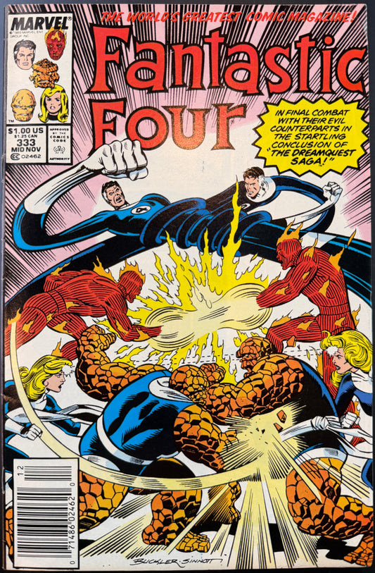 Fantastic Four #333 1989