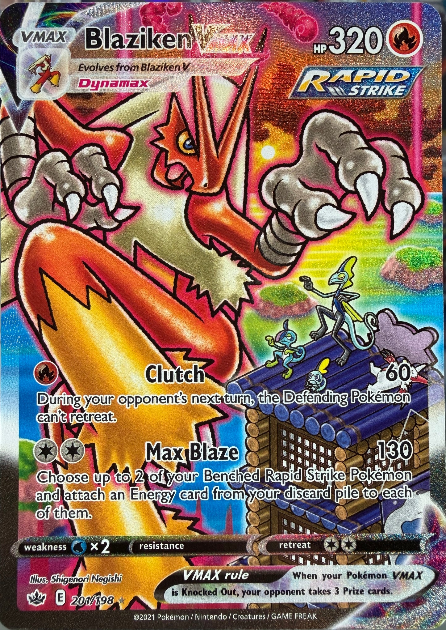 Blaziken Vmax 201/198 [Chilling Reign]
