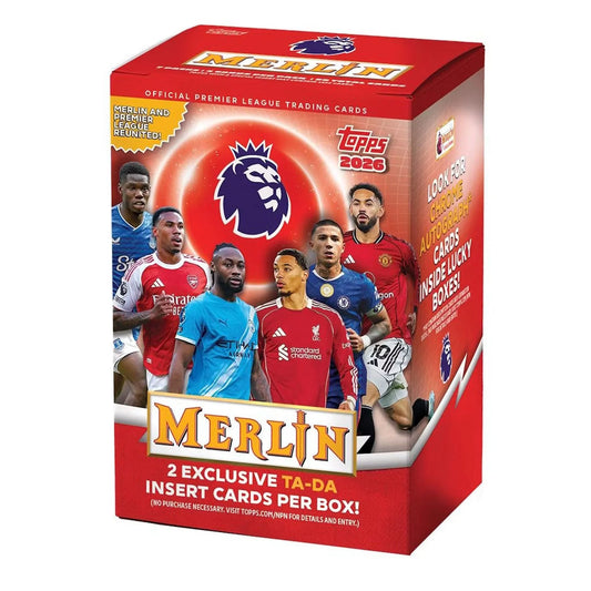 Topps 2026 Merlin Premier League Soccer Blaster Box