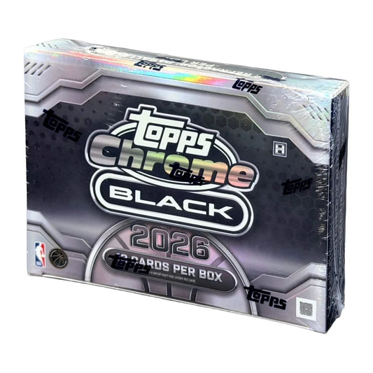 2025/26 Topps Chrome Black NBA Hobby Box