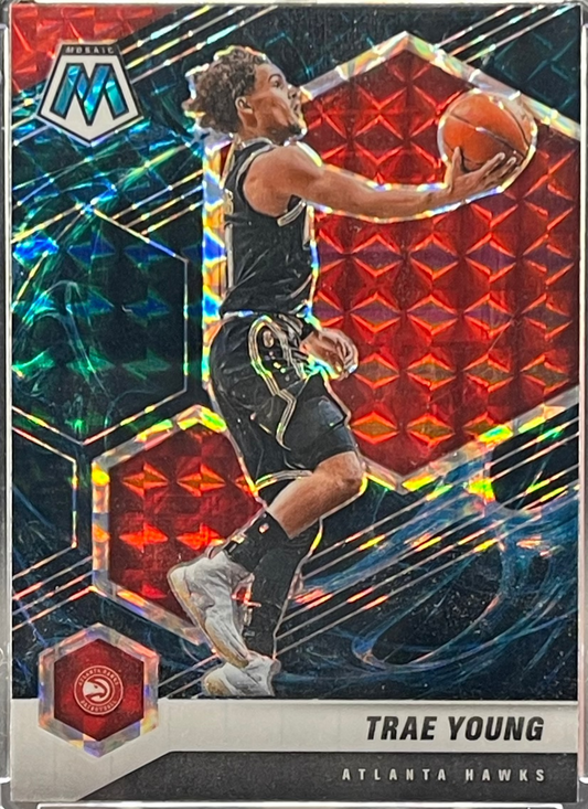 2020/21 Panini Mosiac Trae Young No.18
