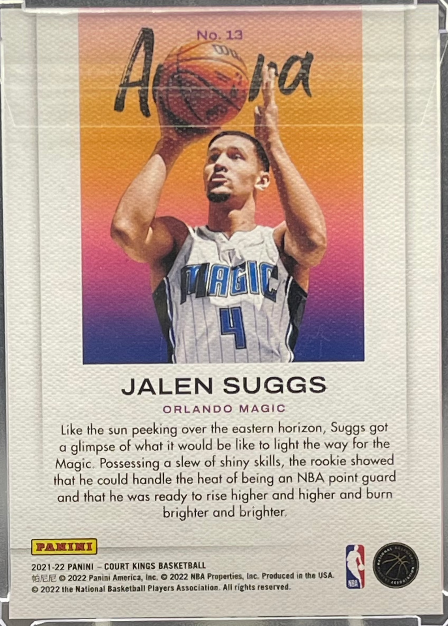 2021/22 Court Kings Jalen Suggs Aurora No.13 (Case Hit)