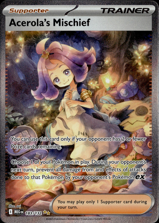 Acerola's Mischief 183/132 [Mega Evolution]