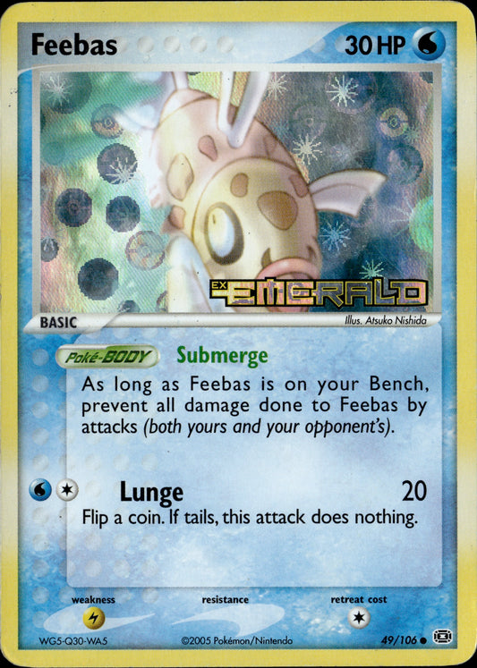 Feebas Holo 49/106 [Emerald] *Moderately Played