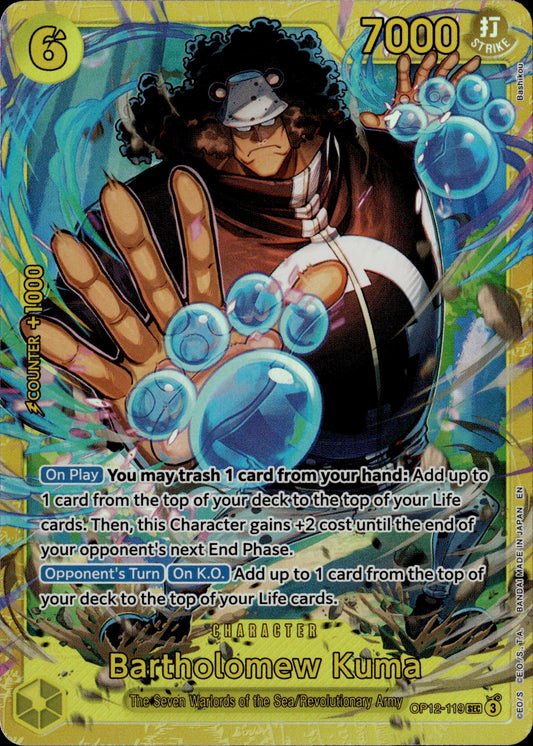 Batholomew Kuma OP12-119 Secret Rare SEC