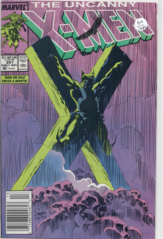 The Uncanny X-Men #251 1989