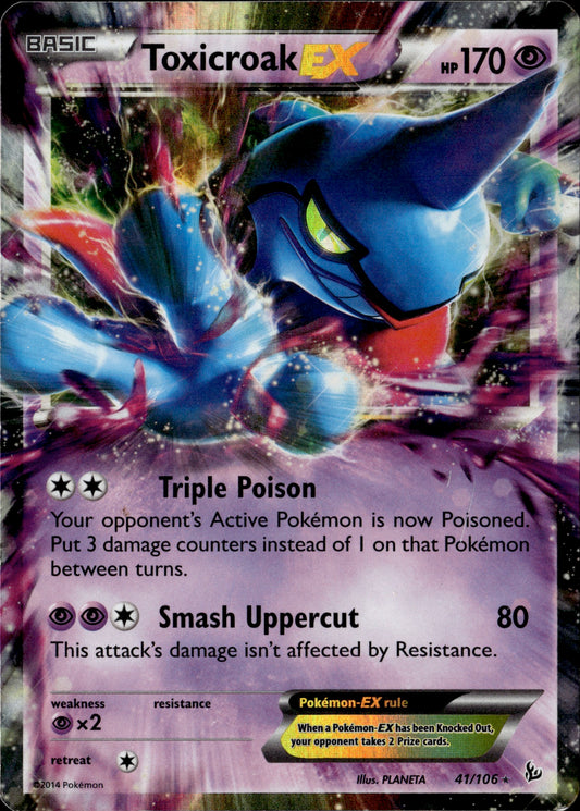 Toxicroak EX 41/106 [Flashfire]