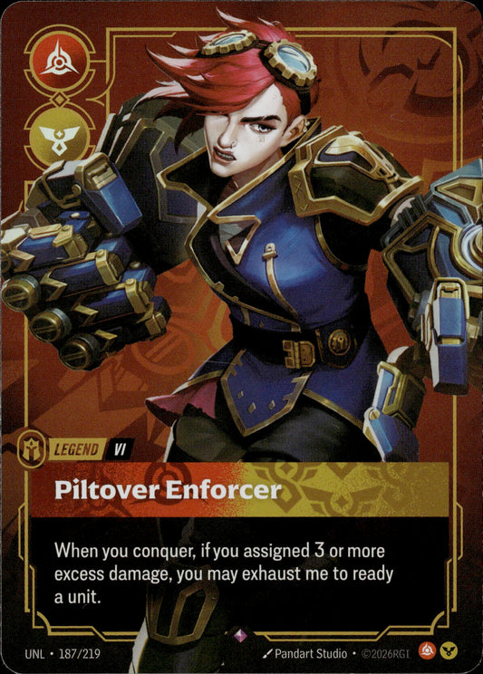 Vi - Piltover Enforcer 187/219 [Unleashed]
