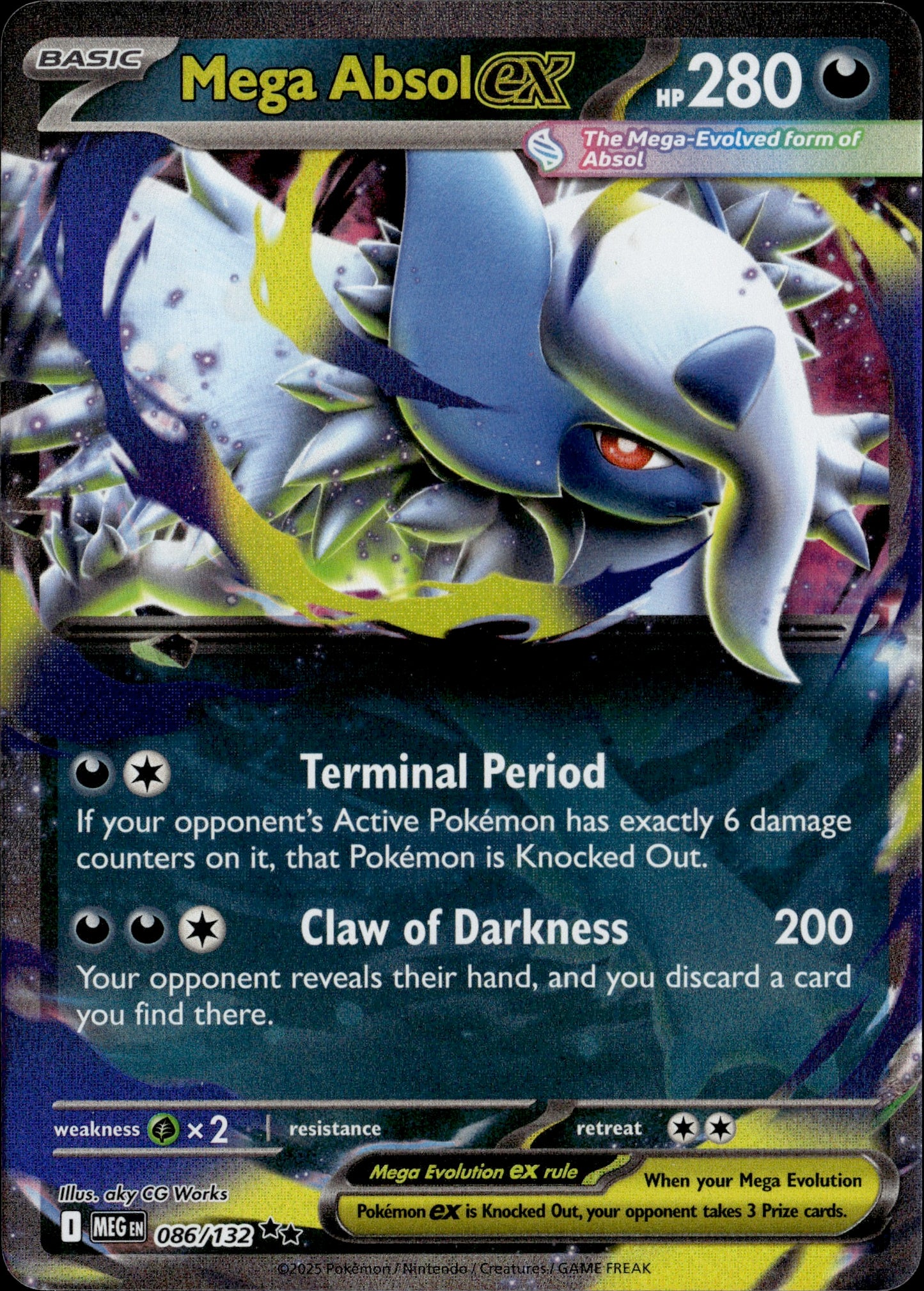 Mega Absol ex 086/132 [Mega Evolution]