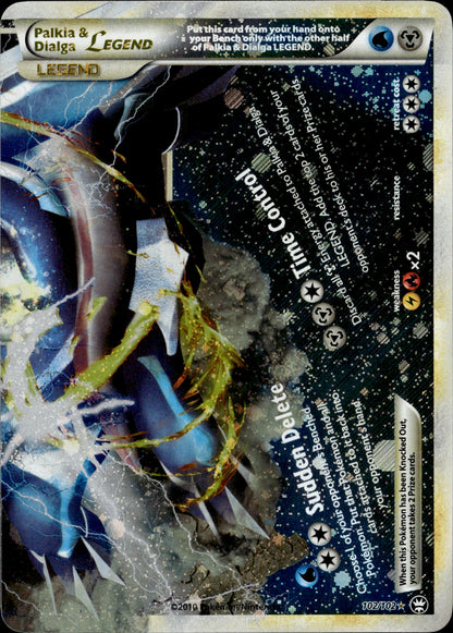 Palkia & Dialga Legend Bottom Half 102/102 [HS Triumphant]