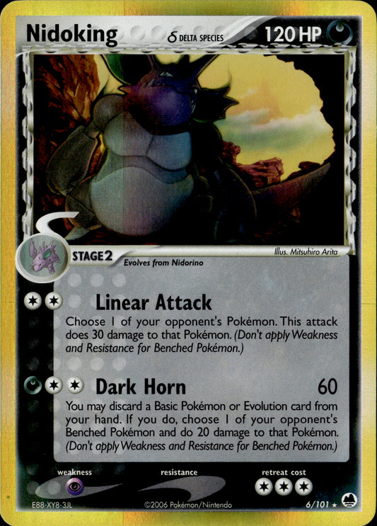 Nidoking Holo 6/101 [Dragon Frontiers]