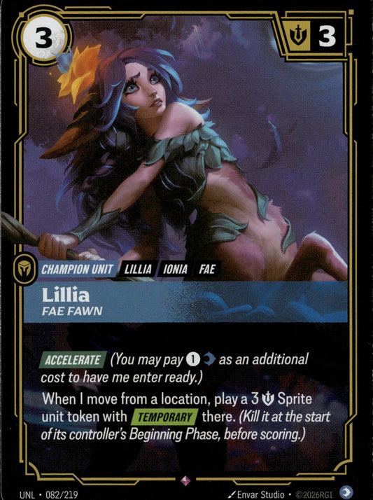 Lillia - Fae Fawn 082/219 [Unleashed]