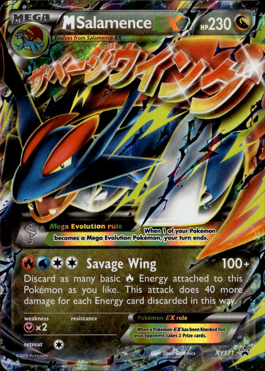 M Salamence EX XY171 Black Star Promo