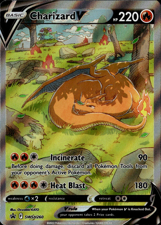 Charizard V SWSH260 Black Star Promo