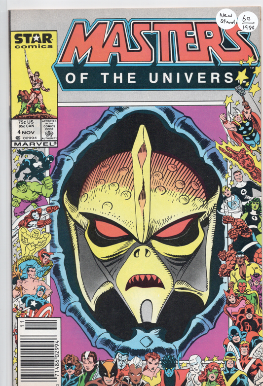 Masters of the Universe #4 1986