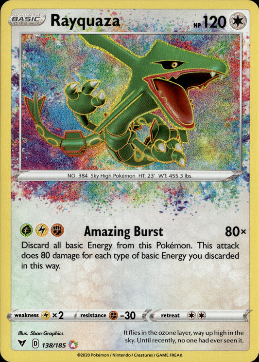 Rayquaza Amazing Rare 138/185 [Vivid Voltage]