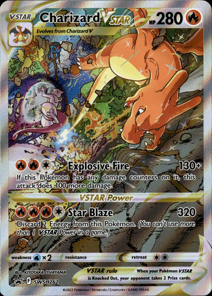 Charizard Vstar SWSH262 Black Star Promo