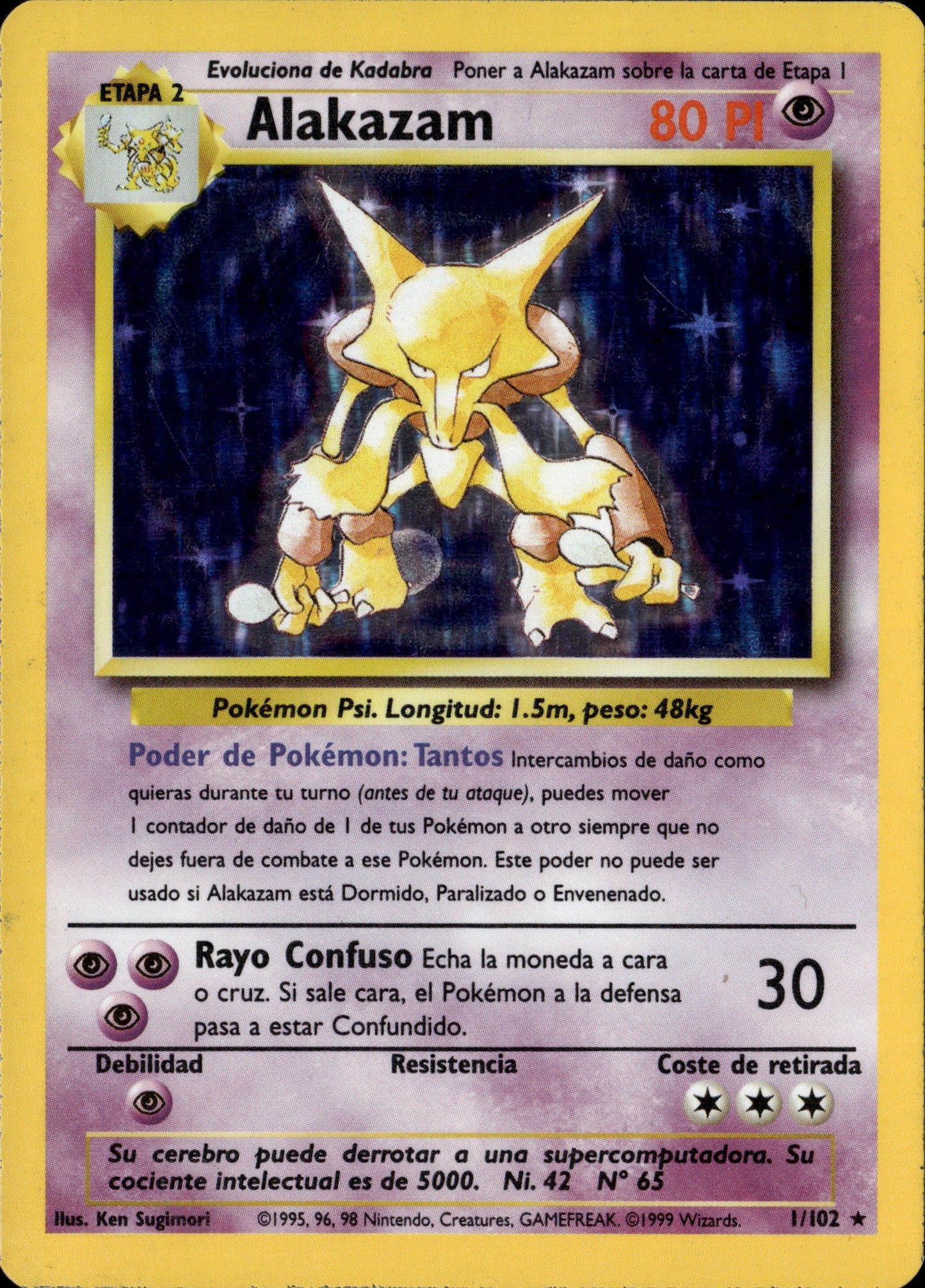 Alakazam Holo 1/102 [Base Set]