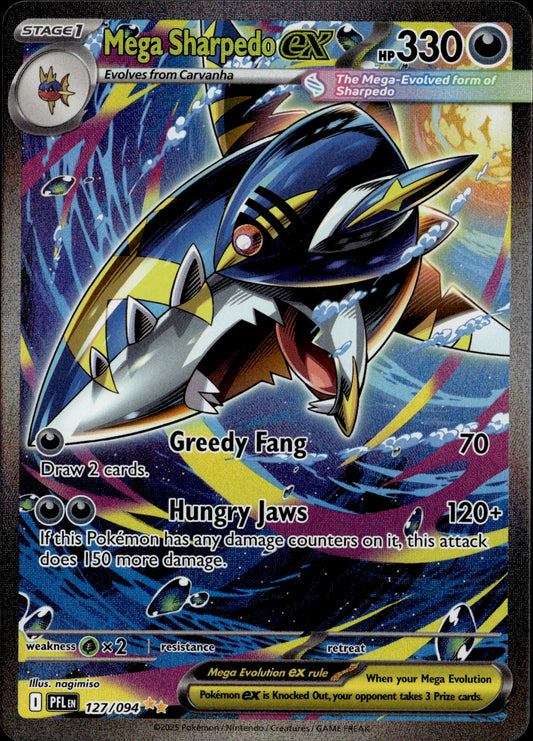 Mega Sharpedo ex 127/094 [Phantasmal Flames]