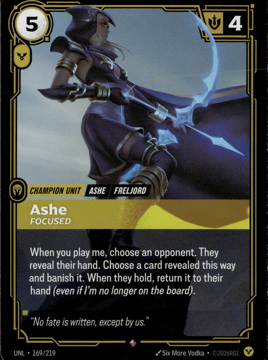 Ashe - Focused 169/219 [Unleashed]