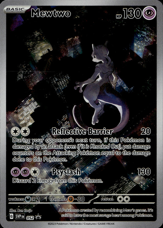 Mewtwo SVP052 Black Star Promo
