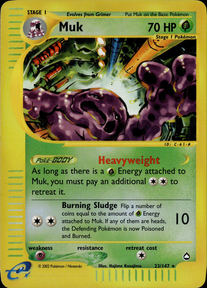 Muk Reverse Holo 23/147 [Aquapolis]