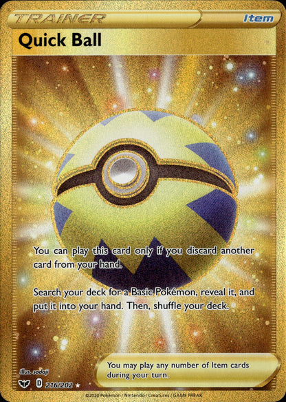 Quick Ball 216/202 [Sword & Shield Base]