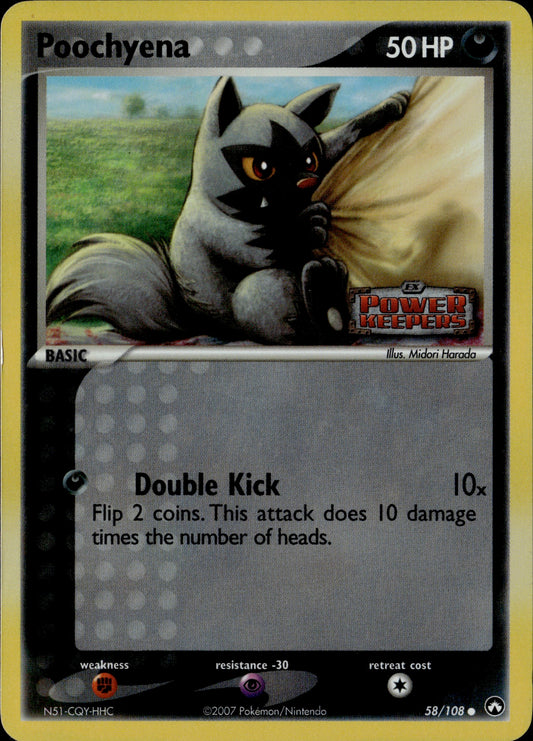 Poochyena Holo 58/108 [Power Keepers]