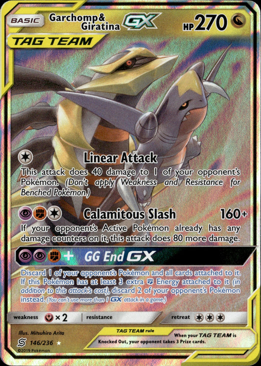 Garchomp & Giratina GX 146/236 [Unified Minds]