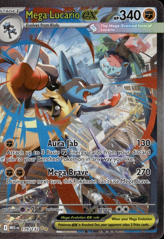 Mega Lucario ex 179/132 [Mega Evolution]