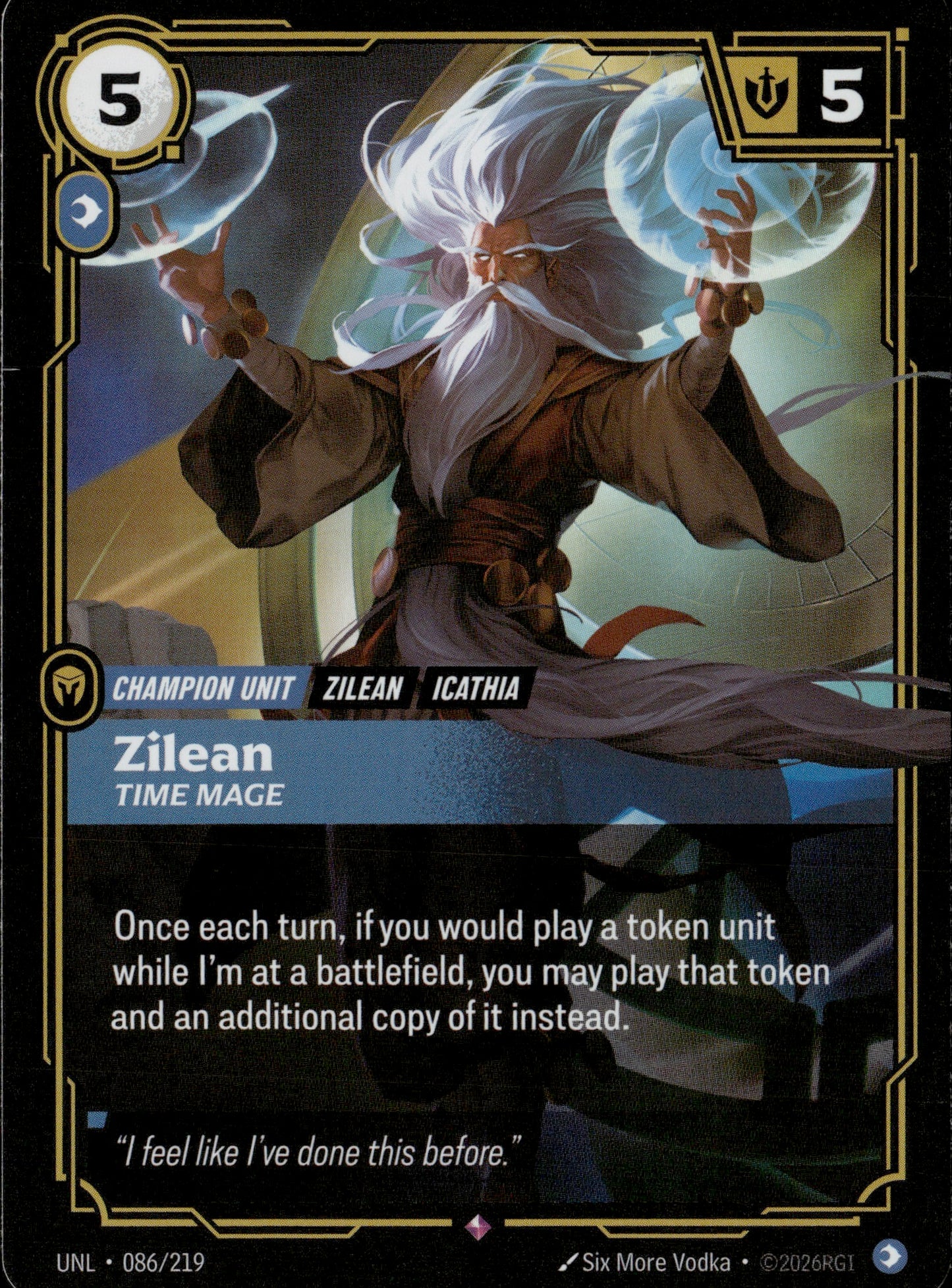 Zilean - Time Mage 086/219 [Unleashed]