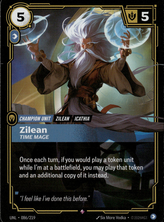 Zilean - Time Mage 086/219 [Unleashed]