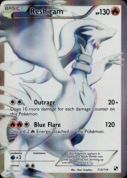 Reshiram 113/114 [Black & White]