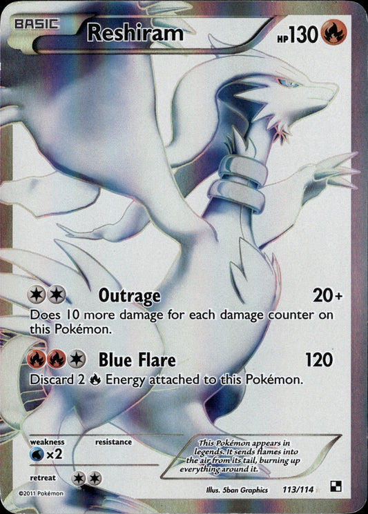 Reshiram 113/114 [Black & White]