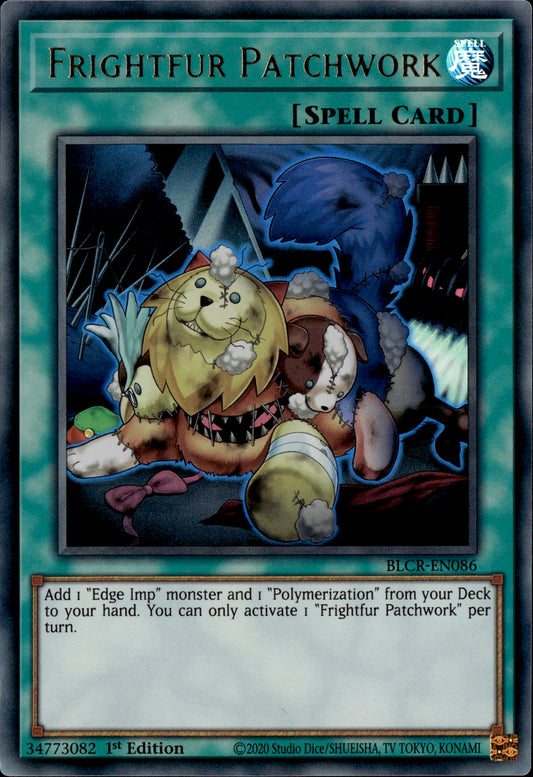 Yu-Gi-Oh! Frightfur Patchwork 1st edition BLCR-EN086 (2020) Rare