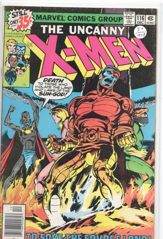 The Uncanny X-Men #116 1978