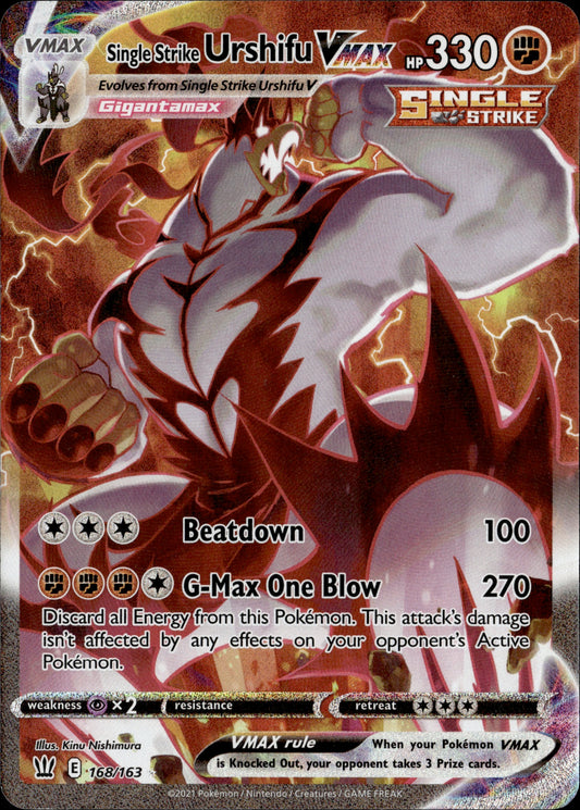 Single Strike Urshifu VMAX 168/163 [Battle Styles]