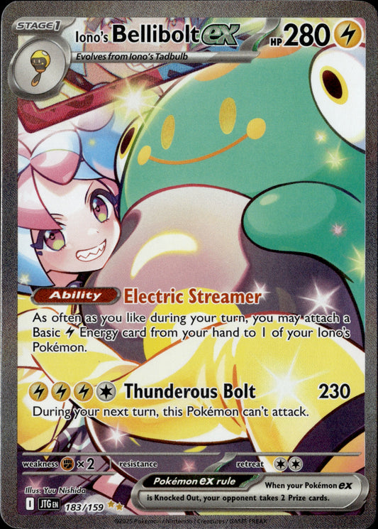 Iono's Bellibolt ex 183/159 [Journey Together]