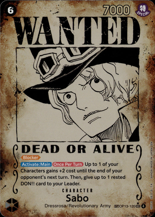 Sabo WANTED SP OP13-120
